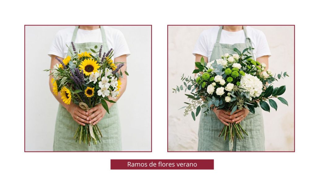 Ramos de verano. Ramos de flores más utilizados en la época estival