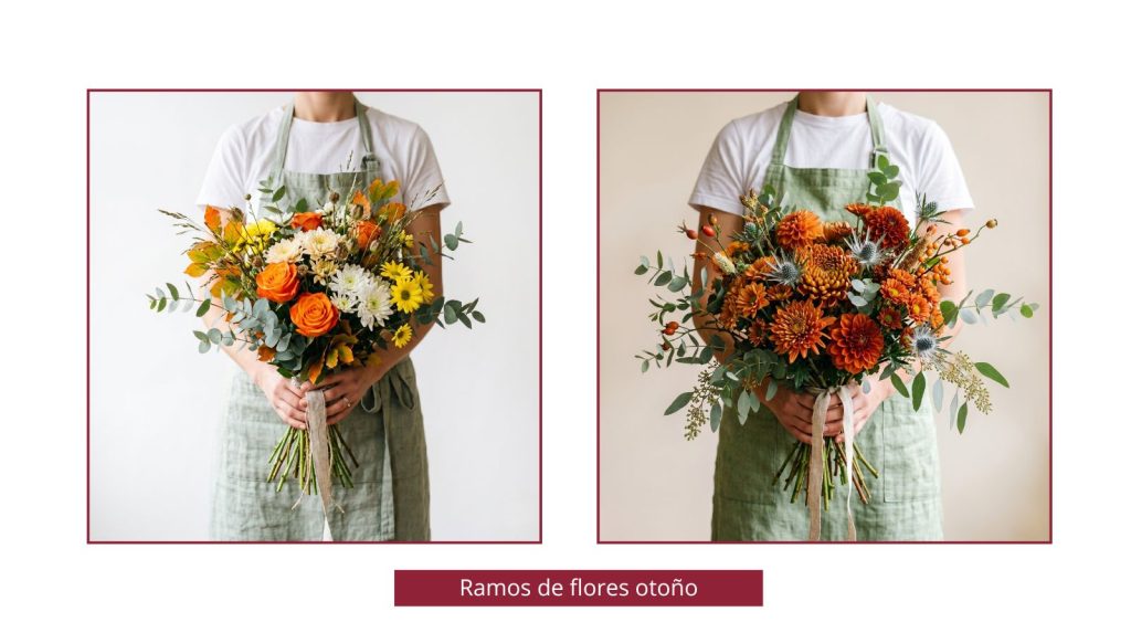 Ramos de flores de otoño. Ramos de flores de otoño para enviar en Madrid.