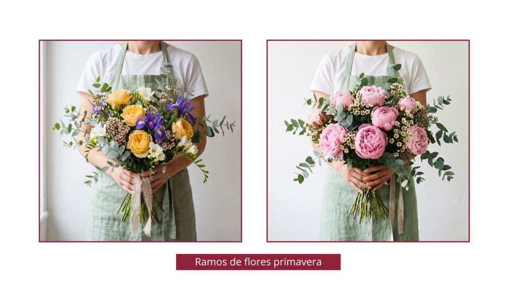 Ramos de primavera. Ramos de flores naturales de primavera en Madrid