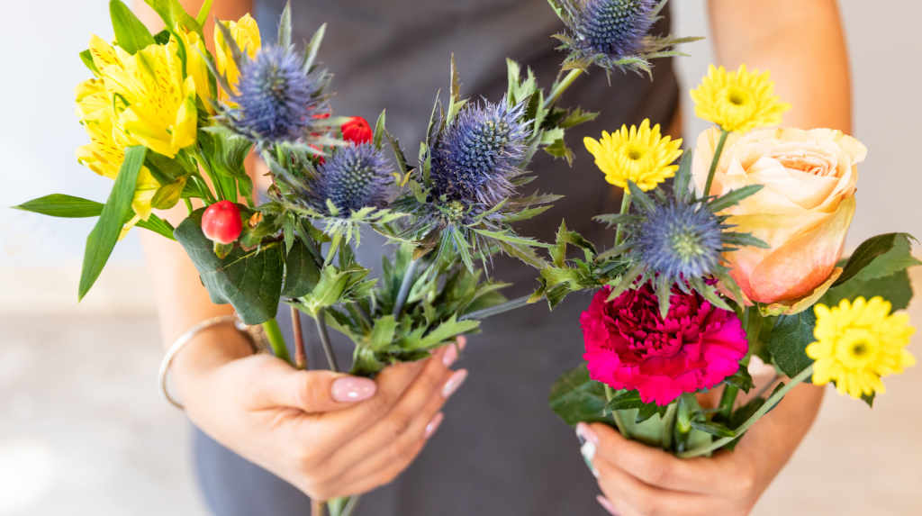 Ramos de flores de temporada