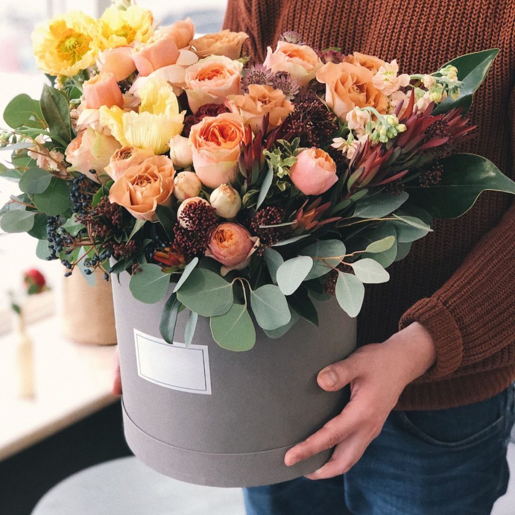 centro de flores para regalar el Día de la Madre