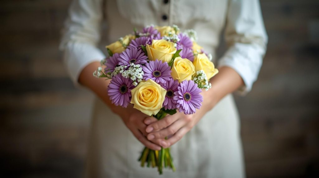 Ramo de flores para regalar. Ramo de flores variado para regalar — Flores como Soles