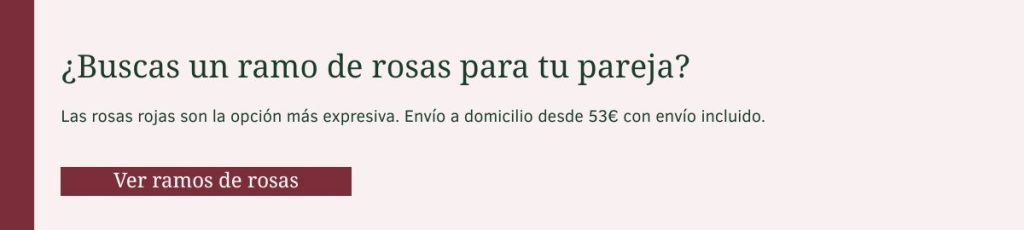Ramos de rosas para tu pareja. Ramo de rosas naturales para regalar a tu pareja con envío a domicilio en Madrid — Flores como Soles