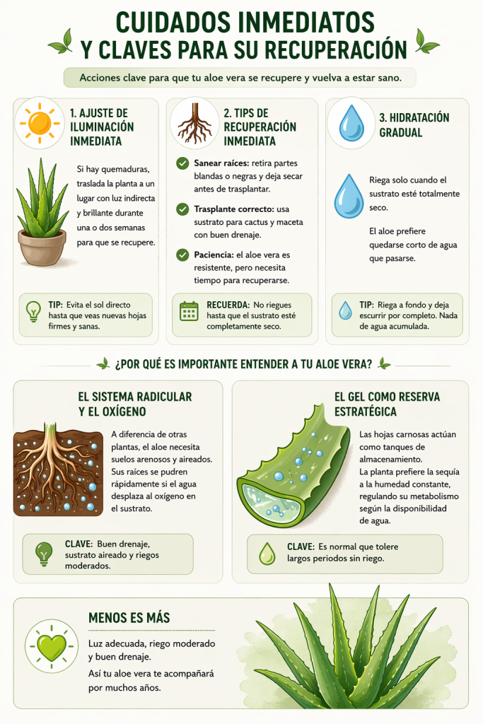 Cuidados del aloe vera en casa