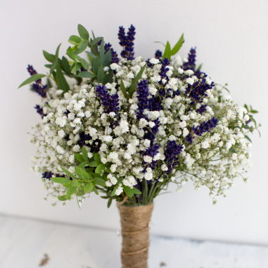 Ramo de novia, con diseño silvestre