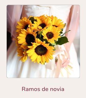 Asesoramiento para tu boda Ramo de novia de girasoles grandes para bodas en Madrid